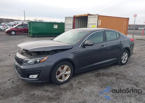 2015 Kia Optima Lx из США, поврежденный, VIN 5XXGM4A70FG447120